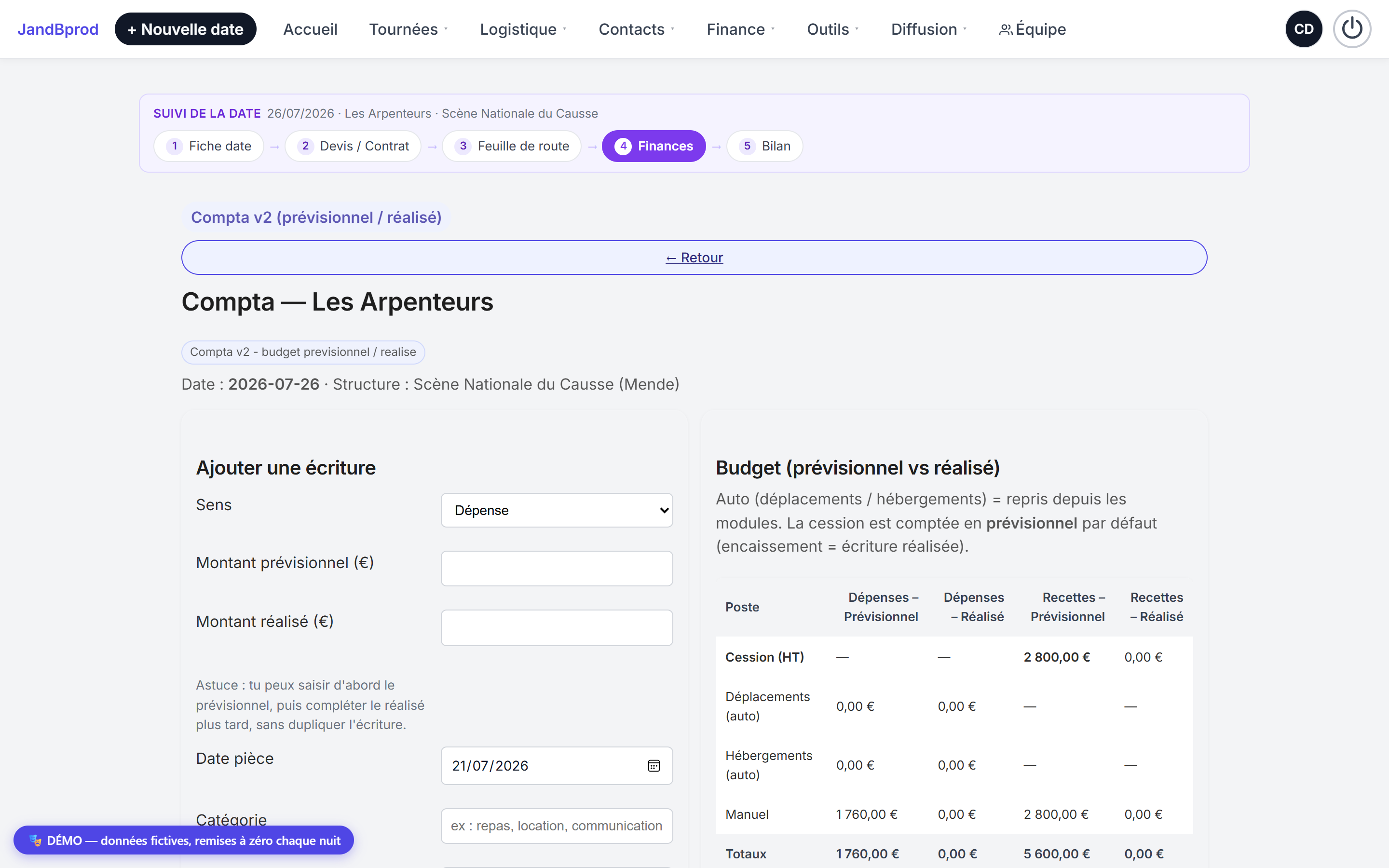 Compta prévisionnel réalisé
